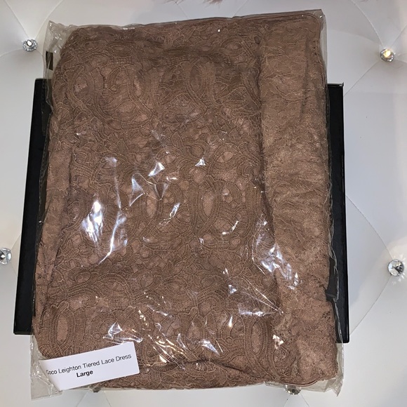 NWT JLUXLABEL Coco Leighton Tiered Lace Dress - Picture 12 of 13